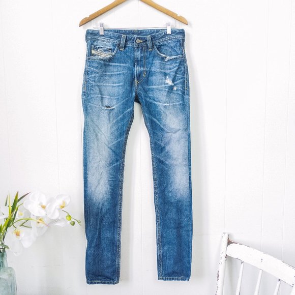 Diesel Other - Diesel Thavar Distressed Skinny Jeans